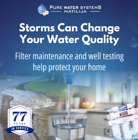Well Water Treatment & Water Filters After Storms